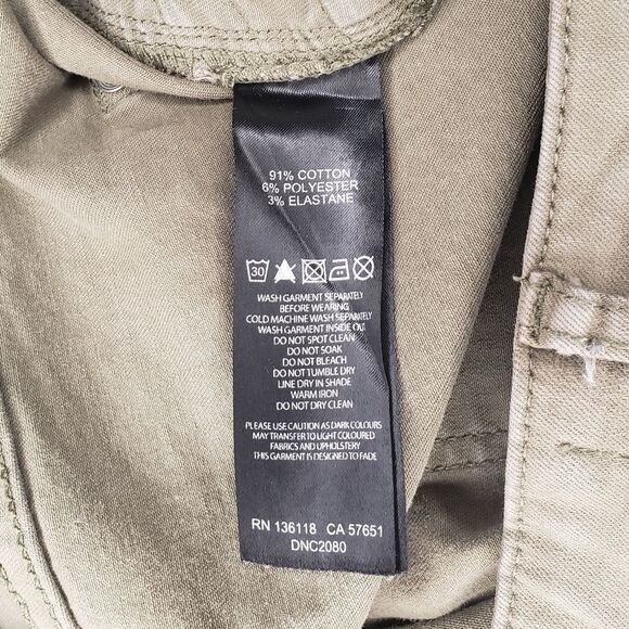 Green Skinny Denim Pants - Picture 10 of 10